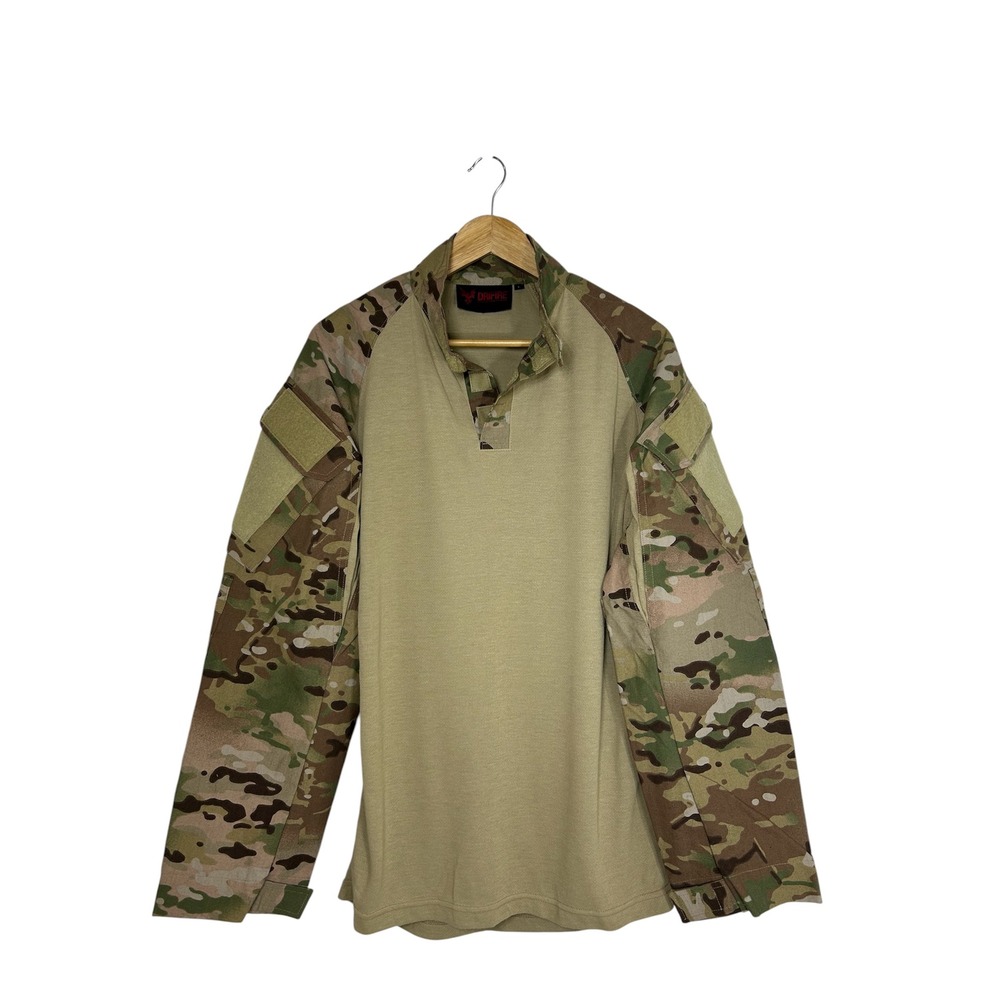 DRIFIRE flame-resistant combat MultiCam/OCP Elbow Dot Rubber Grip Camo shirt L